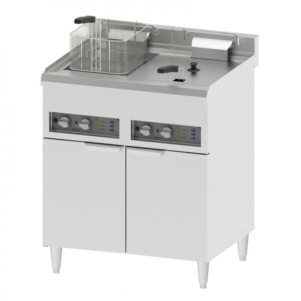 Friggitrice elettrica doppia CLN Potenza 12 x 2 kW Modello CFP162B