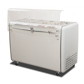 Espositore per gelato mantecato UCQ Modello VIAVENETO8C