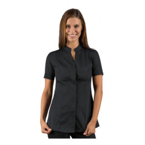 Casacca Hibiscus da donna MEZZA MANICA  NERO Disponibile in diverse taglie Modello 002601