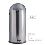 Gettacarte apertura a pedale MDL in acciaio inox brillante Modello 106021