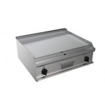Fry Top Elettrico da banco CI Modello RisFry034 2 zone di cottura PIASTRA RIGATA Potenza kW 10,8