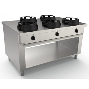 Cucina wok CI N.5 fuochi Potenza bruciatori a scelta Modello RisCu069