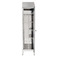 Armadio Portascope in acciaio inox 304 IXP n.1 anta a battente profondità anta cm 50 Modello S5069601