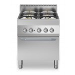 Cucina a gas 4 fuochi MDLR Forno elettrico ventilato Modello F7070CFGEB