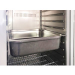 Armadio Frigo Refrigerato con porta a vetro e corpo acciaio inox Modello QRG6
