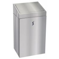 Gettacarte con coperchio push MDL in acciaio inox 201 satinato Modello BRINOX 110521