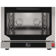 Forno elettrico digitale a convezione con umidificazione Modello EKF411NT Capacità n.4 teglie/griglie GN 1/1 cm 53 x 32,5 Potenza Kw 3,4 Apertura a ribalta