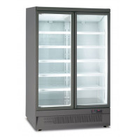 Espositore verticale murale refrigerato Modello MR126BT2 GREY 2 porte bassa temperatura