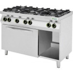 Cucina a gas Metano Modello CC76GFG 6 fuochi con forno gas GN1/1