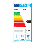 Tavolo Refrigerato TROPICALIZZATO GN1/1 in acciaio inox Refrigerazione ventilata 2 Porte in acciaio inox Modello QN2100