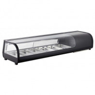Vetrina Refrigerata da banco espositive per Sushi Modello AK613VSB contenitori 6GN 1/3