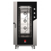 Forno elettrico a convezione combinato con vapore Modello MKF2011S Cottura Ventilata CapacitĆ n.20 teglie/griglie GN 1/1 Potenza Kw 31
